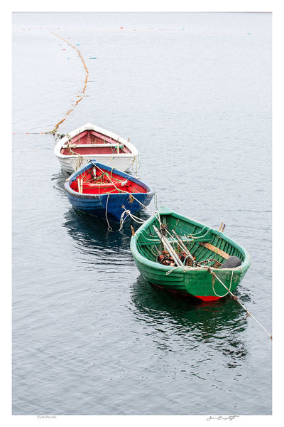 Three Rowboats